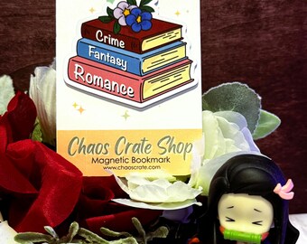 Book Genres | Magnetic Bookmark,  Laminated