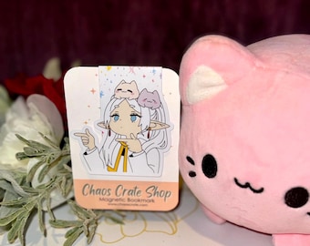 Frieren Gotcha |  Anime Inspired Magnetic Bookmark,  Laminated