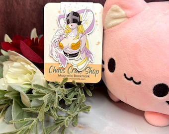 Ange wo mon  |  Anime Inspired Magnetic Bookmark,  Laminated