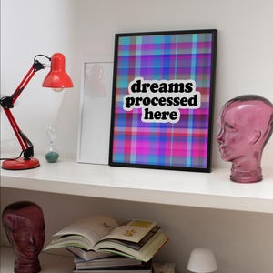 Juego de 5 impresiones tipográficas modernas y divertidas, arte de pared imprimible, decoración moderna para sala de estar o dormitorio, arte para el hogar con temática de letras, regalo para un amigo.