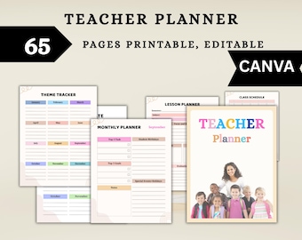 Teacher Planner | Lesson Plan and Grade Tracker | Classroom Organizer, Attendance Log, Scheduling & Curriculum Planner for Educators