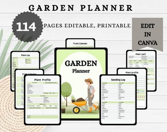 Garden Planner | Planting Guide, Seasonal Schedule and Garden Layout | Garden Design, Maintenance Log & Growth Tracker for Home Gardens