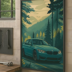 BMW F80 M3 - Premium Matte Poster