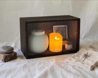Pet Loss Gift, Keepsake Box for Pet, Cat Urn, Dog Urn, Wood Memory Box