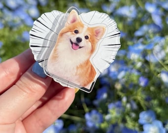 Personalized Pet Phone Grip: Spinning MagSafe Phone Stand, Custom Portrait