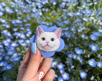 Personalized Pet Photo Phone Grip: Spinning MagSafe Stand