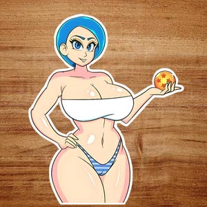 High Quality NSFW Bluma Bikini Sticker