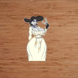 High Quality NSFW Lady Dimitrescu Sticker