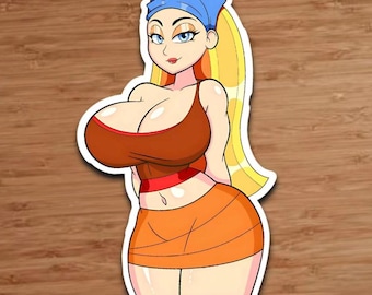 Pegatina de Lindsey Total Drama de alta calidad (no apta para el trabajo)