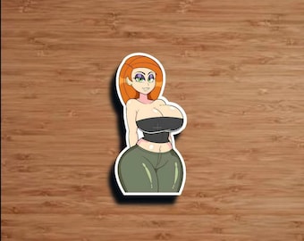 Pegatina de Kim Posible de alta calidad NSFW