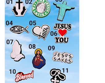 Jesús, fe, dijes de cocodrilo religiosos/dijes de cocodrilo.