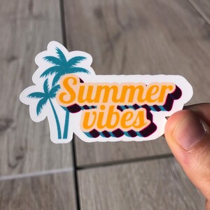 Aufkleber – Sommerstimmung – Sarkastische Aufkleber, Zitate, wasserfestes Vinyl für Wasserflasche, Computer usw.