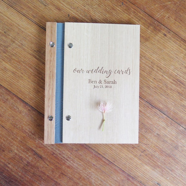 Wedding Card Folder, Wedding Memories Scrapbook, Wedding Keepsake.