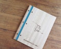 Celebrant Folder, Wedding Service Folder, Wood Portfolio