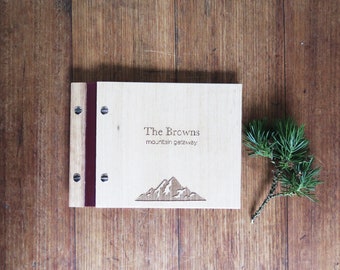 Holiday House Guest Book, Mountain Cabin Guest Book, Airbnb GuestBook