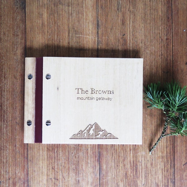 Holiday House Guest Book, Mountain Cabin Guest Book, Airbnb GuestBook