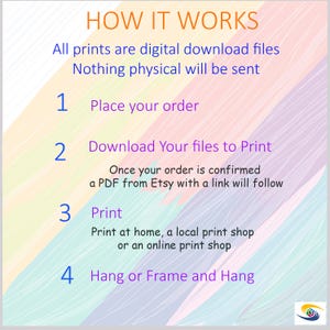 Text explaining how to obtain a copy of the etching print Elegant Minimalist, Surreal Abstract Cat Art