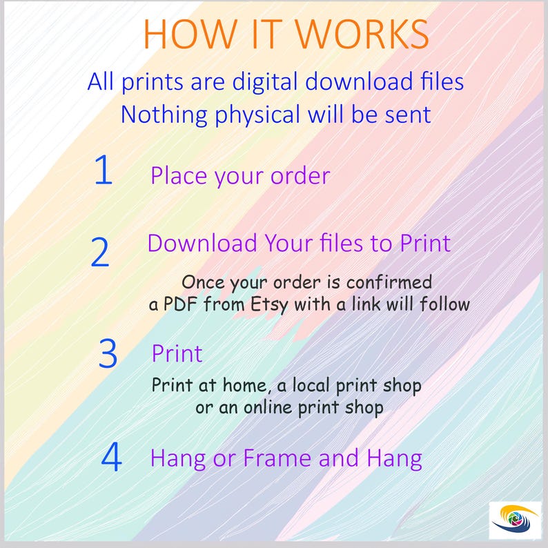 Text explaining how to obtain a copy of the etching print Elegant Minimalist, Surreal Abstract Cat Art