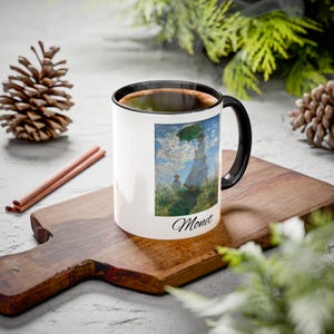 Impressionist Coffee Mug, Monet Inspired Artist Lover Gift, Colorful Ceramic Cup, 11oz, 15oz, Unique Artistic Tea Mug, Home Decor Accent