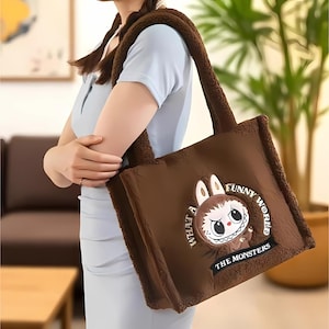 Cartoon Tote Bag, Women Travel Handbag, Cute Single Shoulder Bag, Anime Handbag, Large Capacity Storage Bag, kawaii Handbag For Girl