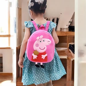 Cartoon Plüschtier Taschen, niedliche Mädchen Rucksack, Kindertasche für Mädchen, stilvolle Schultasche, gefüllte Cartoon Plüschtiere, Kinder Geschenke