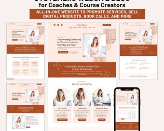 Systeme.io Website Template for Coaches & Consultants | Coaching Website Design | Service Provider Funnel Template