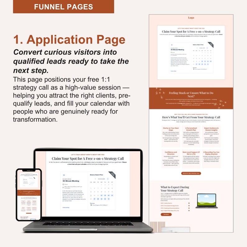Systeme.io Application Funnel Template for Coaches | Systeme.io Funnel ...