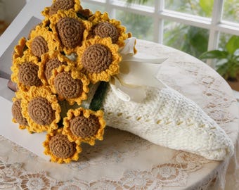 Handmade Sunflower Blanket | Wedding Shawl | Teacher Gift