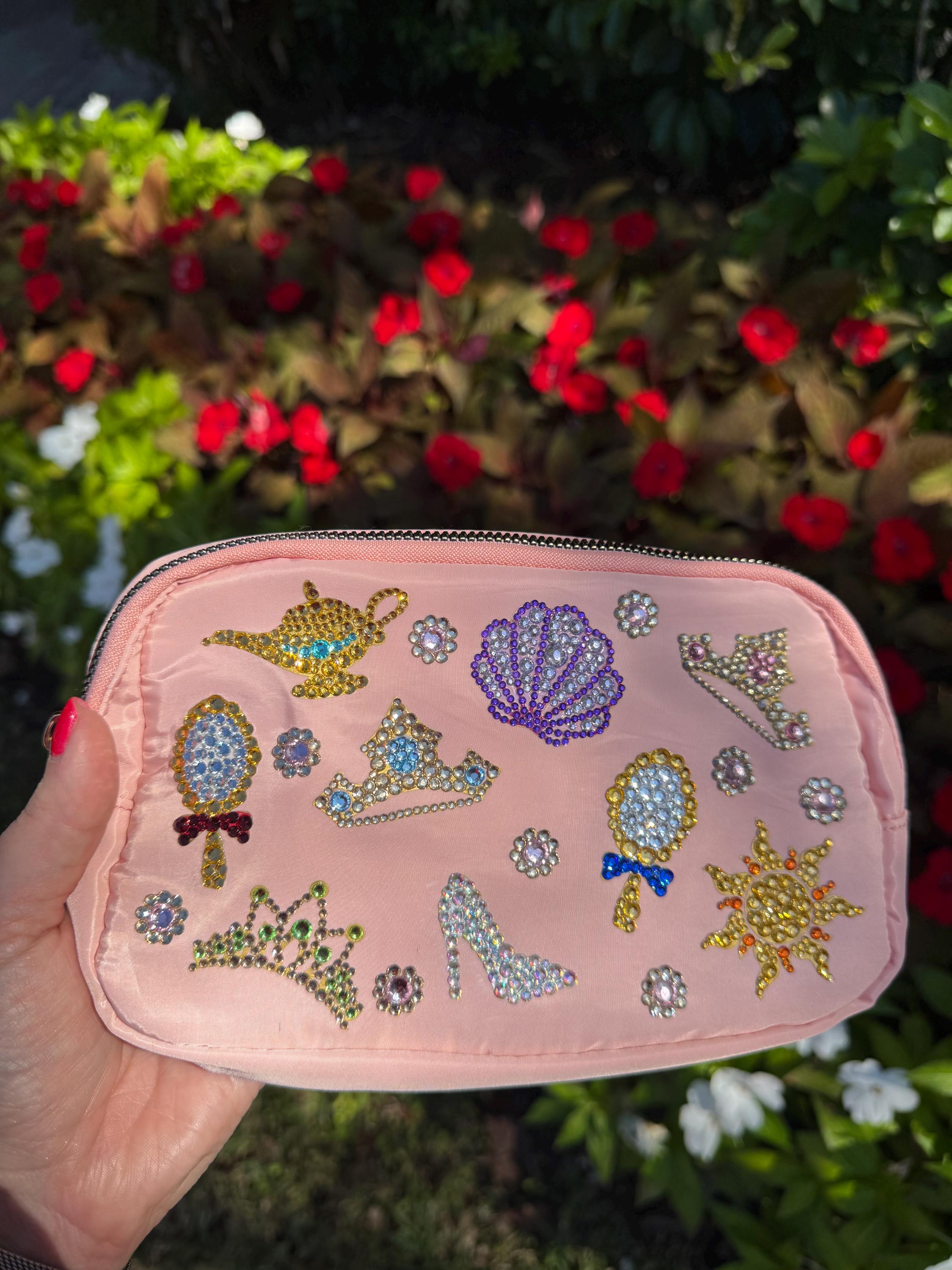 Rhinestone hat & rhinestone clutch/fannypack Amazon.com | Rhinestone Chest Bag For Women Fanny Packs Belt  main image 2