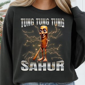 Tung Tung Tung Sahur Meme PNG | Viral Meme Clipart | Italian Brainrot Bootleg Design for T-Shirts, Mugs & Sublimation