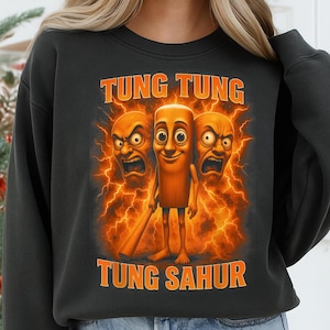 Tung Tung Tung Sahur Meme PNG | Viral Meme Clipart | Italian Brainrot Bootleg Design for T-Shirts, Mugs & Sublimation