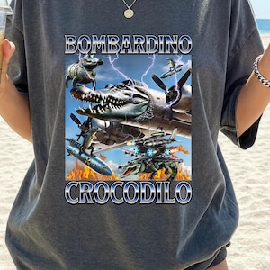 Bombardino Crocodilo Meme PNG | Italian Brainrot Digital Art | Funny Viral Crocodile Clipart for T-Shirts, Mugs, Sublimation & Crafts