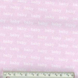Baby Girl Pink Flannel Blanket, handmade newborn infant pastel blanky, receiving swaddling image 2