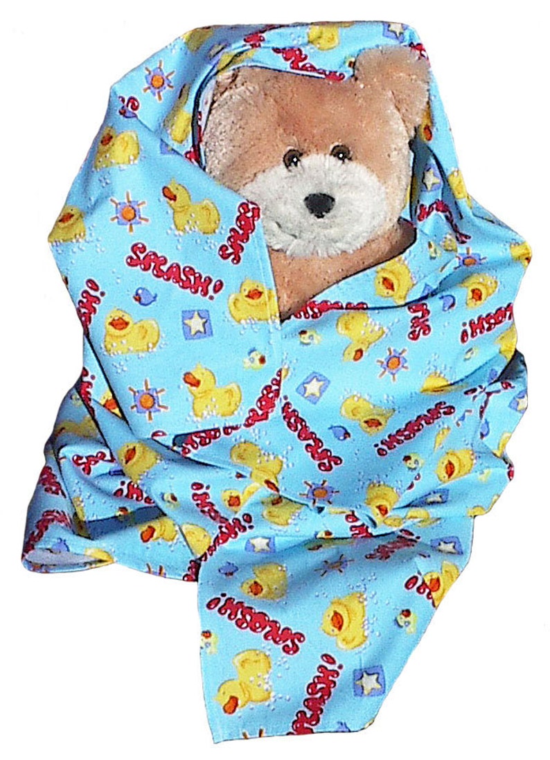 Rubber Ducky Flannel Baby Blanket handmade newborn infant Etsy