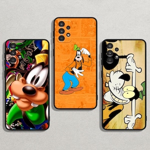 Vintage Cartoon Dog Art Slim Flexible Soft Cover Case For iPhone 16/14/13 Pro Max & For Samsung Galaxy S25/S22+/S21 Note FE Ultra Plus