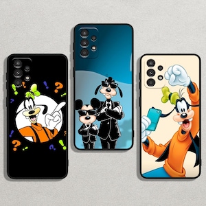 Vintage Cartoon Dog Art Slim Flexible Soft Cover Case For iPhone 16/14/13 Pro Max & For Samsung Galaxy S25/S22+/S21 Note FE Ultra Plus