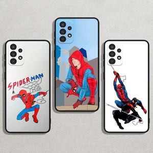 Urban Arachnid Superhero Art Slim Flexible Soft Cover Case For iPhone 16/14/13 Pro Max & For Samsung Galaxy S25/S22+/S21 Note FE Ultra Plus
