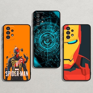 Avengers Superhero Art Slim Flexible Soft Cover Case For iPhone 16/14/13 Pro Max & For Samsung Galaxy S25/S22+/S21 Note FE Ultra Plus