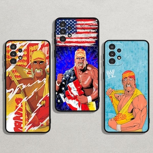 Hulk Hogan Legend Art Slim Flexibelt Mjukt Skal För iPhone 16/14/13 Pro Max & För Samsung Galaxy S25/S22+/S21 Note FE Ultra Plus