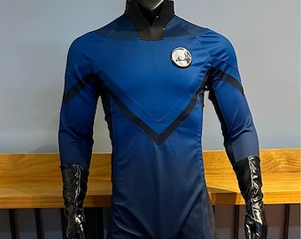 Costume de la Torche Humaine, tenue de cosplay de Johnny Storm (version 2005).