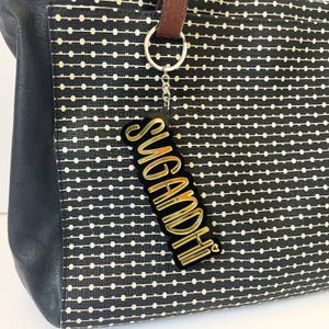 Backpack Name Tag Personalized Acrylic Keychain Custom Laser Cut Name Tag Kids Backpack Tag School Name Label Custom Plastic Name Keychain