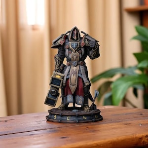 Paladin Judgement Armor 3D Printed Figure: 25cm Resin Model Kit