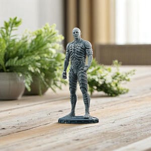 The Last Engineer 3D Printed Figure (20 cm) – Unpainted 12K Resin Model Kit | Sci‑Fi Collectible Statue