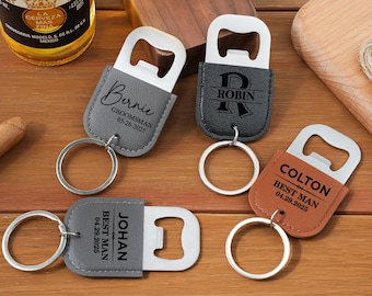 Personalized Bottle Opener, Bottle Opener, Groomsmen Gifts,bottle opener keyring,Groomsmen Proposal,Custom Groomsman Gift, keychain