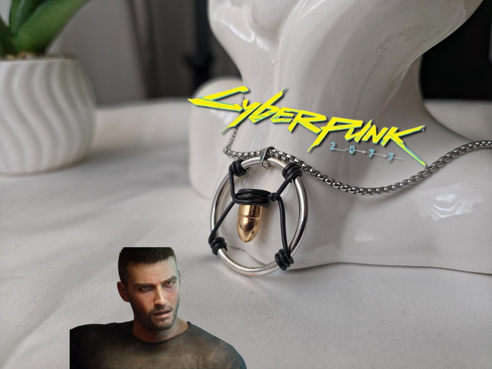 Cyberpunk 2077 v necklace - Etsy 日本