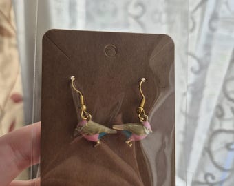 Colourful Bird Earrings