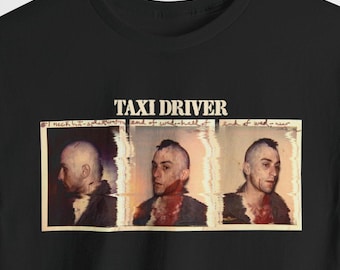 Taxi Driver Shirt, Robert De Niro Shirt, Taxi Driver Merch, Martin Scorsese T-Shirt, Jodie Foster Tee, Goodfellas Merch, The Irishman Shirt