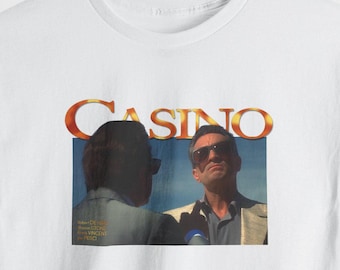 Casino 1995 Movie T-Shirt, Robert De Niro, Joe Pesci, Martin Scorsese, Mafia Shirt, GoodFellas The Irishman, Vintage Tee Gangster 90's Movie