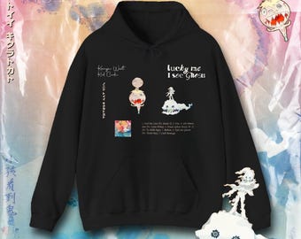 Kids See Ghosts Sweatshirt Hoodie, Kanye West Sweatshirt, Kid Cudi Man on the Moon, Kid Cudi Sweatshirt, Lucky Me Shirt, Kanye West Shirt