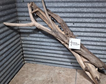 Driftwood Branch 4-Pack:  .75"-2" thick for Reptile, Bird Perch, Macrame